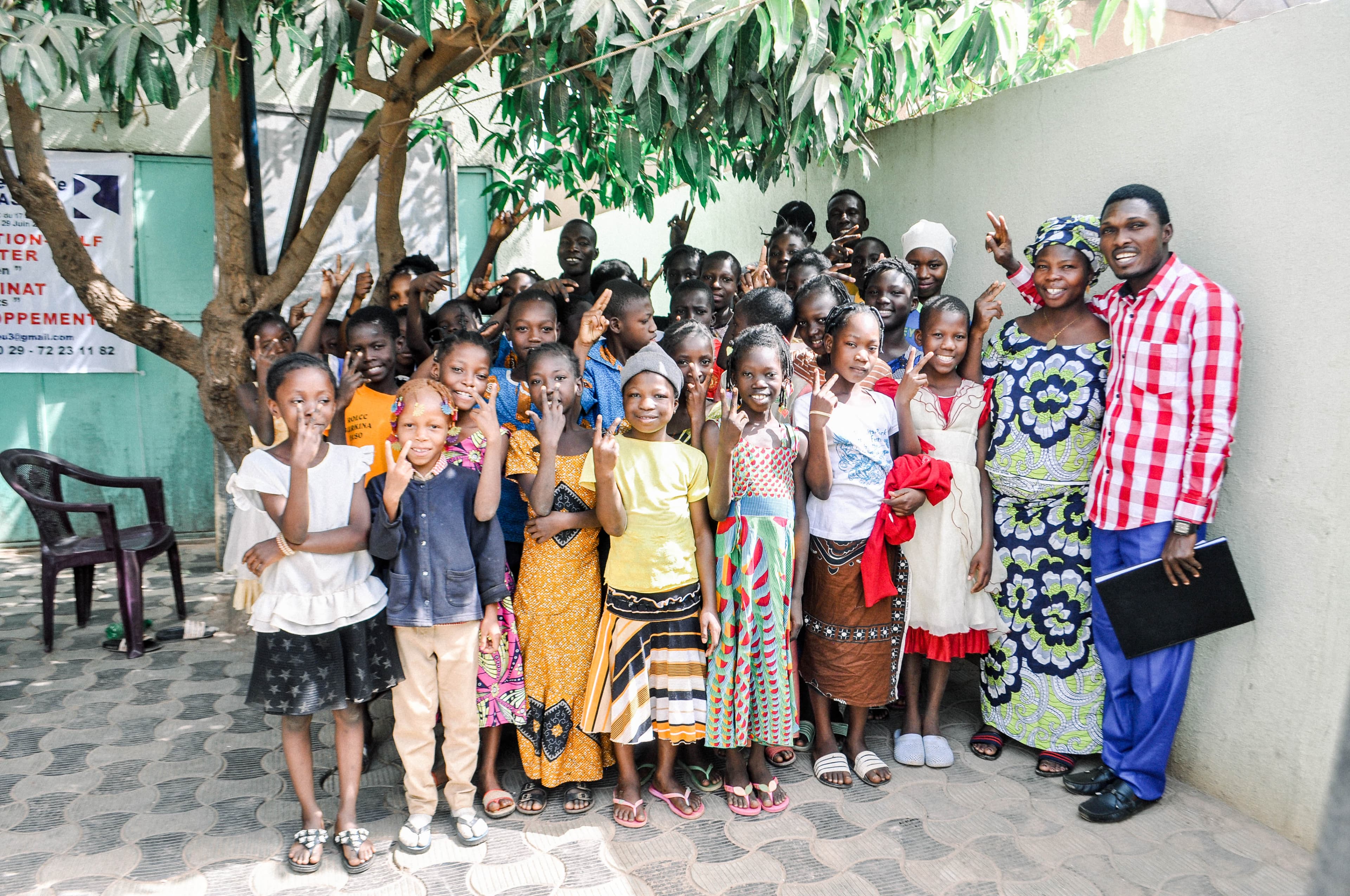 Children's Home community group photo